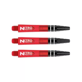 Násadky na šipky Red Dragon Nitrotech plastové červené, krátké