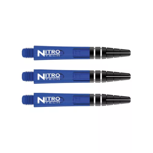 Násadky na šipky Red Dragon Nitrotech plastové modré, krátké