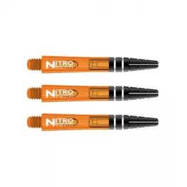 Násadky na šipky Red Dragon Nitrotech plastové oranžové, krátké