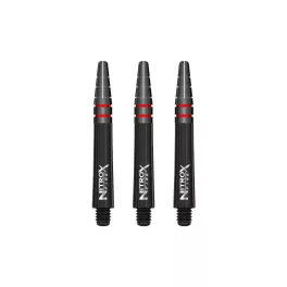 Násadky na šipky Red Dragon Nitro XFire černé, krátké 36mm