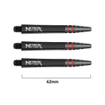 Násadky na šipky Red Dragon Nitro XFire černé, dlouhé 42mm