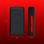 Pouzdro Harrows Vault černo-červené na 1 set šipek