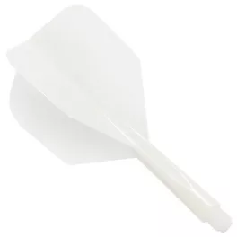 Letky na šipky Condor Zero Stress bílé, Small letky a krátké násadky