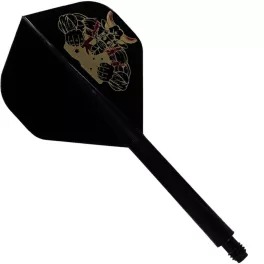   Letky na šipky Condor Axe The Bull, standardní letky a dlouhé násadky