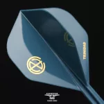 Letky na šipky Condor AXE Omeshicha modrá metalíza, standardní letky a midi násadky