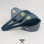 Letky na šipky Condor AXE Omeshicha modrá metalíza, standardní letky a midi násadky