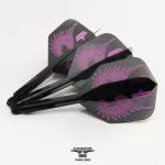 Letky na šipky Condor AXE Flap Wings černé, Small letky a midi násadky