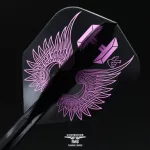 Letky na šipky Condor AXE Flap Wings černé, Small letky a midi násadky