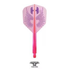 Letky na šipky Condor AXE Flap Wings Neon růžové, Small letky a midi násadky