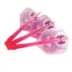 Letky na šipky Condor AXE Flap Wings Neon růžové, Small letky a midi násadky