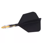Cuesoul ROST T19 černo-žluté, Big Wing letky, carbon násadky velikost 1