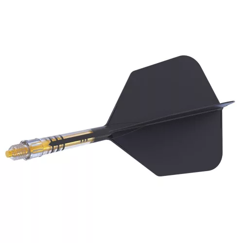 Cuesoul ROST T19 černo-žluté, Big Wing letky, carbon násadky velikost 3