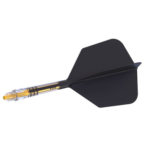 Cuesoul ROST T19 černo-žluté, Big Wing letky, carbon násadky velikost 4