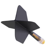 Cuesoul ROST T19 černo-žluté, Big Wing letky, carbon násadky velikost 5