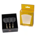 Cuesoul ROST T19 černo-žluté, Big Wing letky, carbon násadky velikost 5