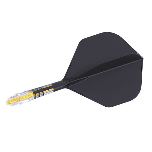 Cuesoul ROST T19 černo-žluté, No2 letky, carbon násadky velikost 1