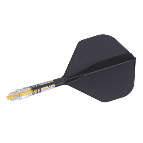 Cuesoul ROST T19 černo-žluté, No2 letky, carbon násadky velikost 2