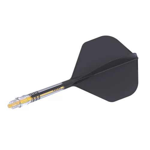 Cuesoul ROST T19 černo-žluté, No2 letky, carbon násadky velikost 5