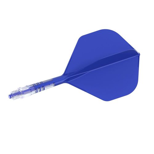 Cuesoul ROST T19 modro-průhledné, No2 letky, carbon násadky velikost 1