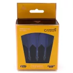 Cuesoul ROST T19 modro-průhledné, No2 letky, carbon násadky velikost 1