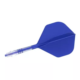 Cuesoul ROST T19 modro-průhledné, No2 letky, carbon násadky velikost 3