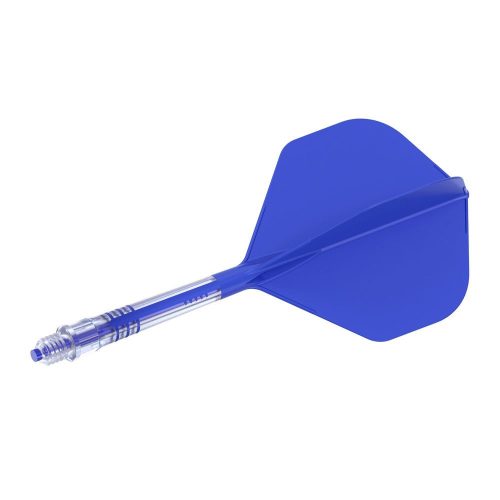 Cuesoul ROST T19 modro-průhledné, No2 letky, carbon násadky velikost 5