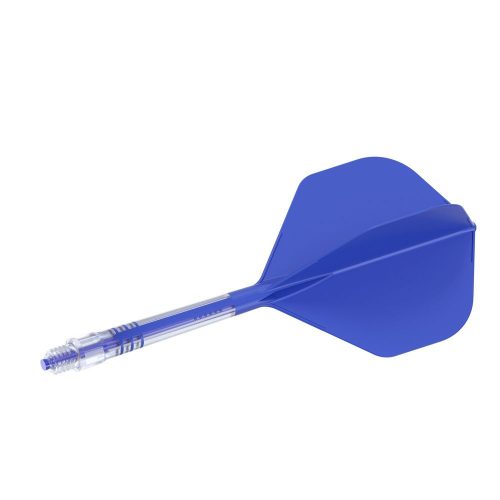 Cuesoul ROST T19 modro-průhledné, No2 letky, carbon násadky velikost 6