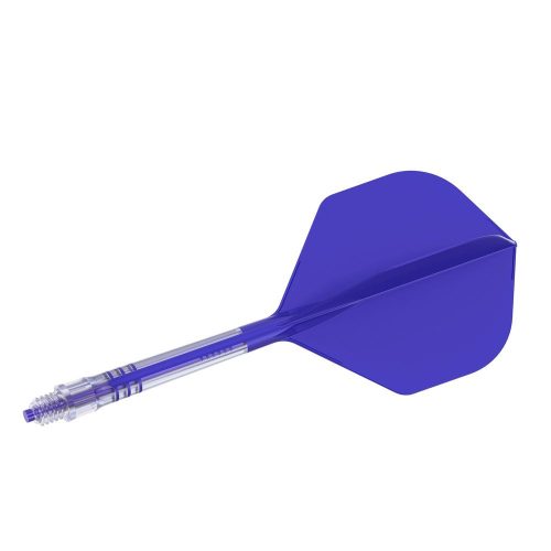 Cuesoul ROST T19 modro-průhledné, No6 letky, carbon násadky velikost 6