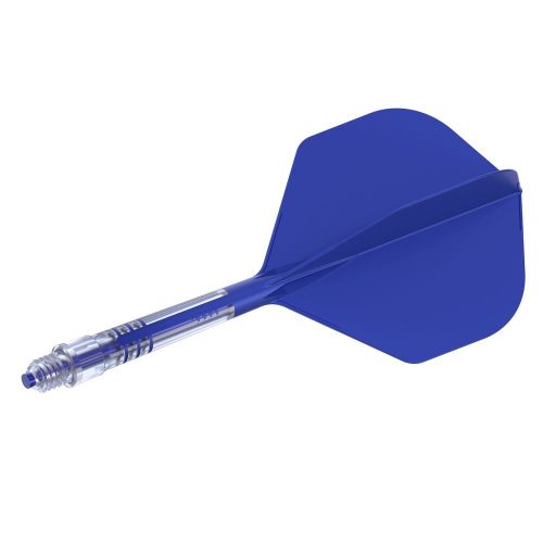Cuesoul ROST T19 modro-průhledné, No6 letky, carbon násadky velikost 4