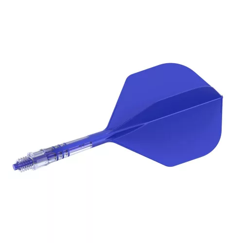 Cuesoul ROST T19 modro-průhledné, No6 letky, carbon násadky velikost 2