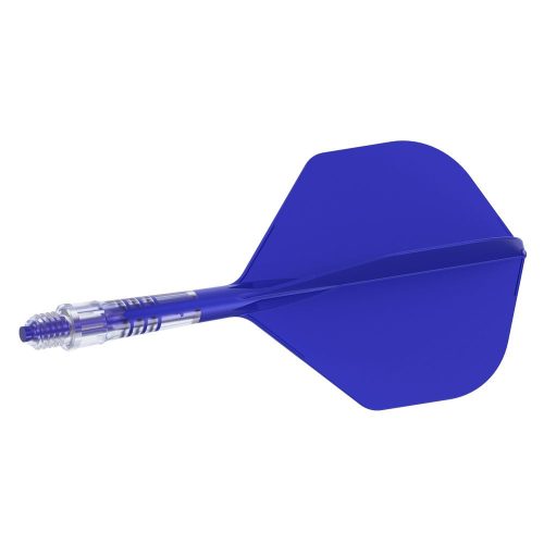 Cuesoul ROST T19 modro-průhledné, No6 letky, carbon násadky velikost 1