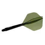 Cuesoul ROST 77 průhledné zelené, No2 letky a dlouhé násadky