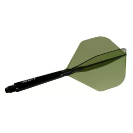 Cuesoul ROST 77 průhledné zelené, No2 letky a dlouhé násadky