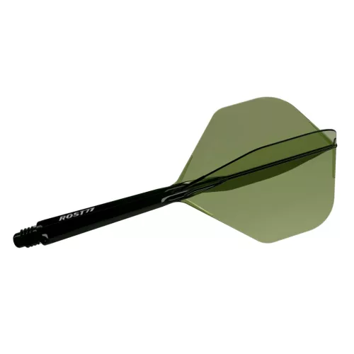 Cuesoul ROST 77 průhledné zelené, No2 letky a dlouhé násadky