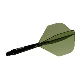 Cuesoul ROST 77 průhledné zelené, No2 letky a střední násadky
