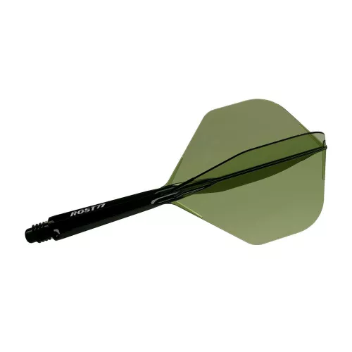 Cuesoul ROST 77 průhledné zelené, No2 letky a střední násadky
