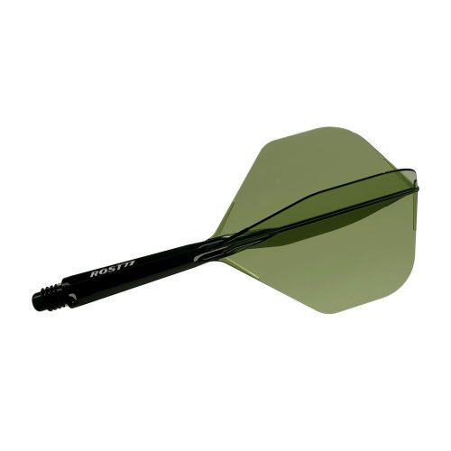 Cuesoul ROST 77 průhledné zelené, No2 letky a střední násadky