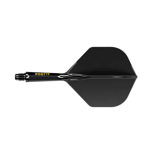Cuesoul ROST 77 černé integrované Small Standard Wing letky a krátké násadky