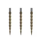 Náhradní hroty na steel šipky Cuesoul Touch Point II Snake Scales šedé, 29mm - 3ks