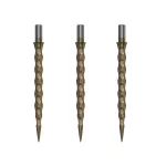 Náhradní hroty na steel šipky Cuesoul Touch Point II Snake Scales šedé, 33mm - 3ks