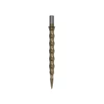 Náhradní hroty na steel šipky Cuesoul Touch Point II Snake Scales šedé, 33mm - 3ks