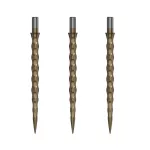 Náhradní hroty na steel šipky Cuesoul Touch Point II Snake Scales šedé, 37mm - 3ks