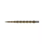 Náhradní hroty na steel šipky Cuesoul Touch Point II Snake Scales šedé, 37mm - 3ks