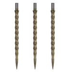 Náhradní hroty na steel šipky Cuesoul Touch Point II Snake Scales šedé, 45mm - 3ks