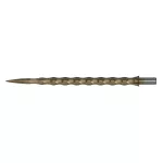 Náhradní hroty na steel šipky Cuesoul Touch Point II Snake Scales šedé, 45mm - 3ks