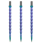 Náhradní hroty na steel šipky Cuesoul Touch Point II Snake Scales barevné 45mm - 3ks