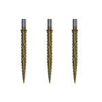 Hroty na steel šipky Cuesoul Touch Point II Slash Cut Rings šedé 29mm 3ks