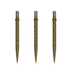 Hroty na steel šipky Cuesoul Touch Point II Slash Cut Rings šedé 33mm 3ks