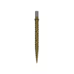 Hroty na steel šipky Cuesoul Touch Point II Slash Cut Rings šedé 33mm 3ks