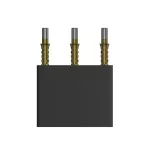 Hroty na steel šipky Cuesoul Touch Point II Slash Cut Rings šedé 33mm 3ks